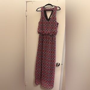 EUC Banana Republic Geometric shape Maxi dress. Size 12